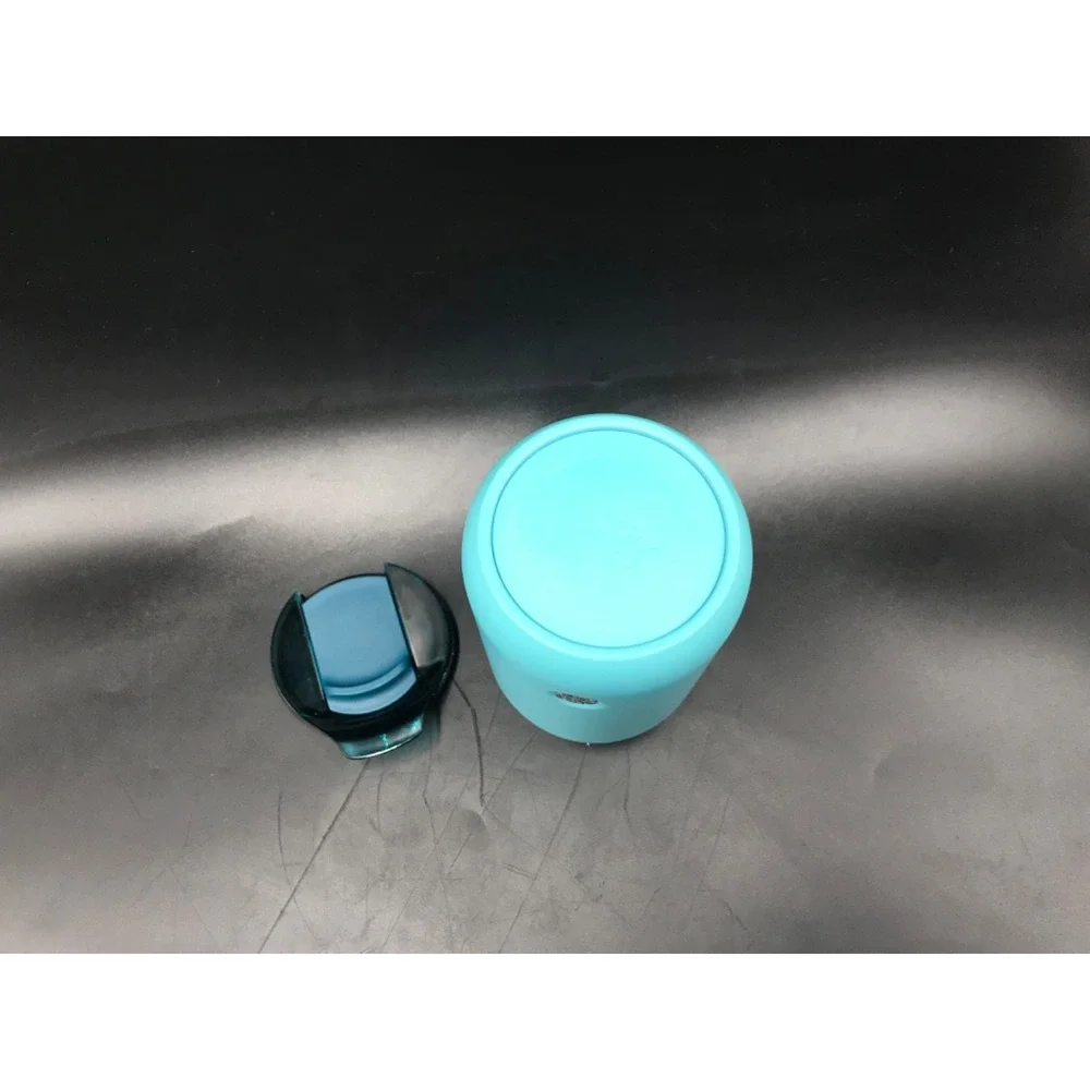 Starbucks Stainless Steel Mini Tumbler with Lid Turquoise 12oz non-slip grip